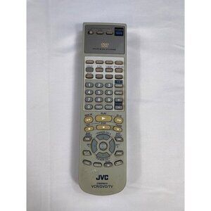 JVC RM C1250 VCR DVD TV Remote Control SKU 7561 Untested